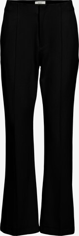 OBJECT Pleat-Front Pants 'IVA LISA' in Black: front