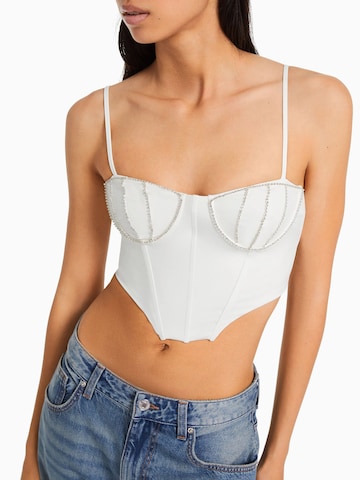 Bershka Top - fehér