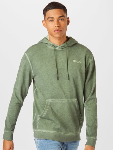 OAKLEY Sports sweatshirt in Green: front