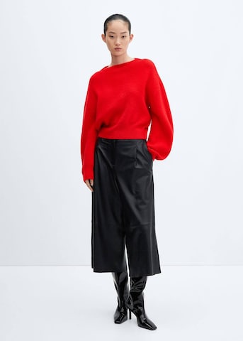 MANGO Sweater 'Car' in Red