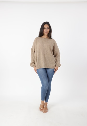 Elara Pullover i brun: forside