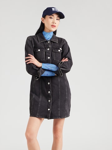 Calvin Klein Jeans Obleka 'ESSENTIAL' | črna barva: sprednja stran