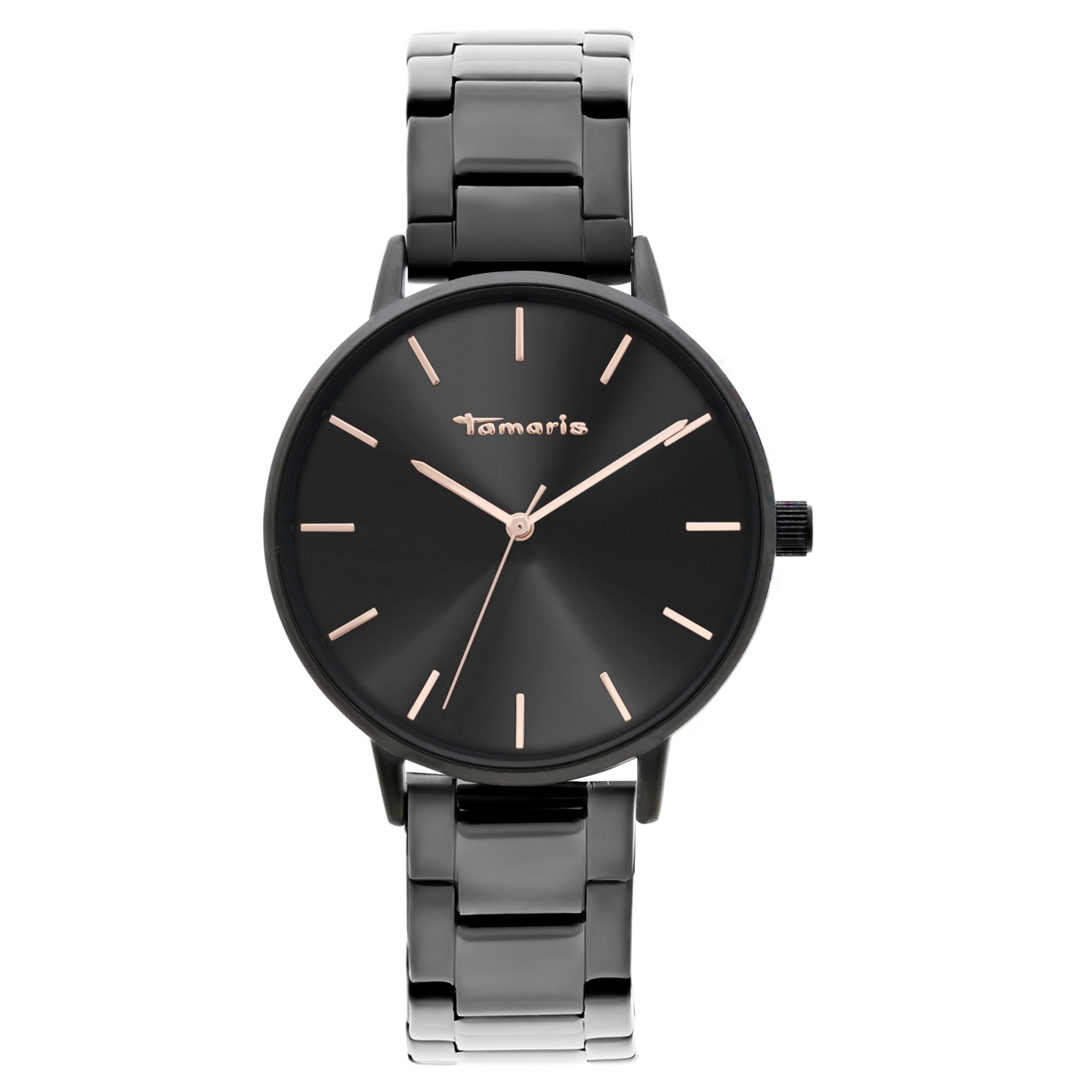 Tamaris Analog Watch 'Everyday Hero' in Black: front
