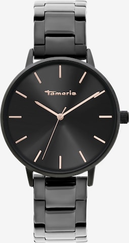 Tamaris Analoog horloge 'Everyday Hero' in Zwart: voorkant