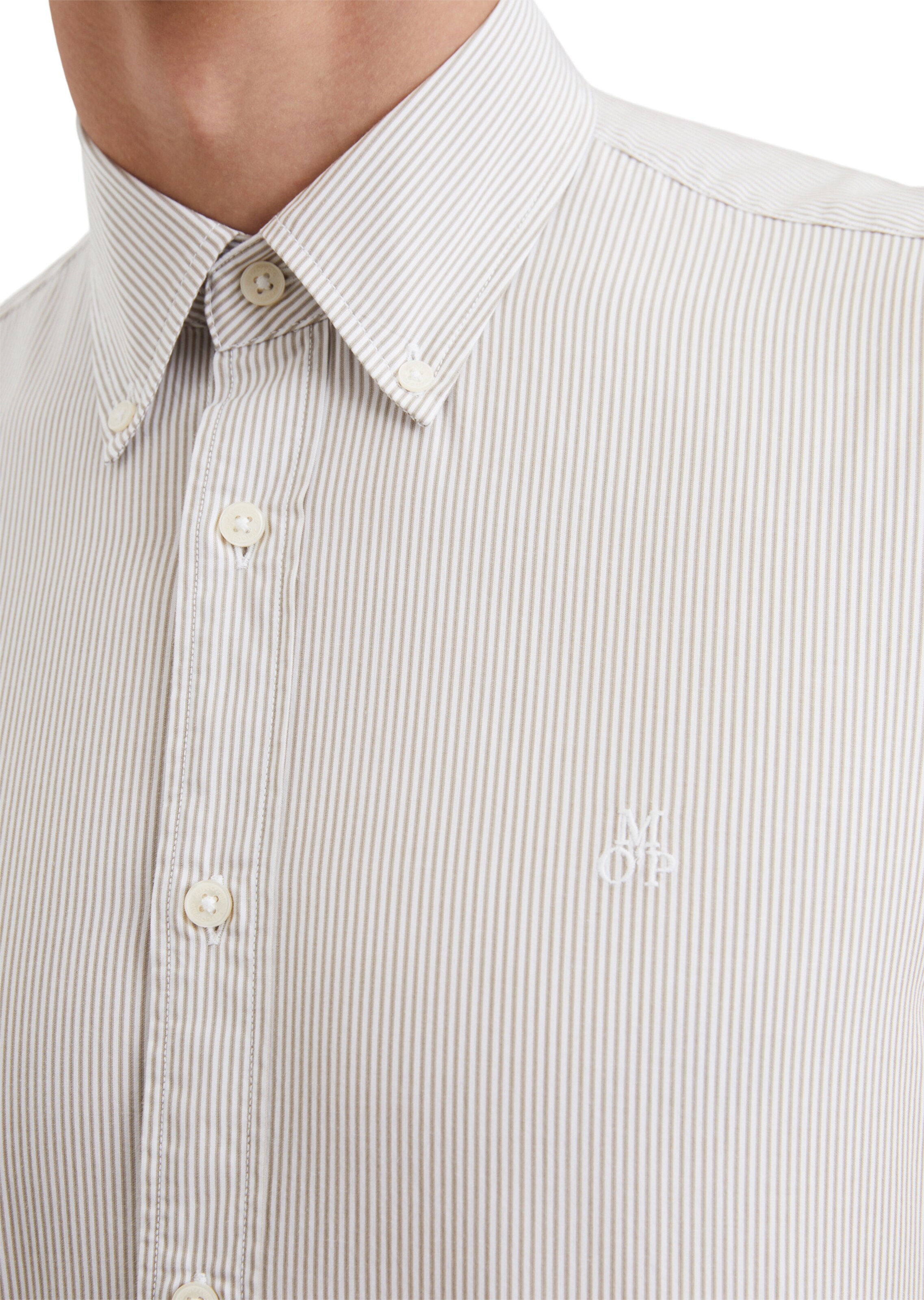 Marc O'Polo Regular fit Button Up Shirt in Brown