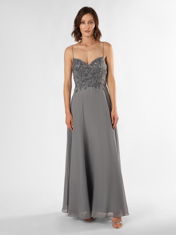 Laona Evening Dress in Grey: front
