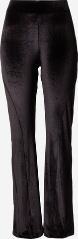 évasé Pantalon Nasty Gal en noir : devant