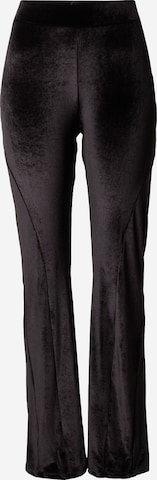 Nasty Gal Flared Trousers in Black: front