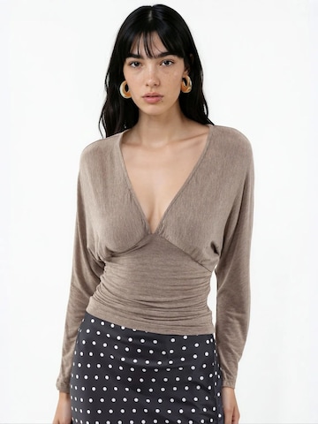 Busem Blouse 'Blusen' in Brown: front