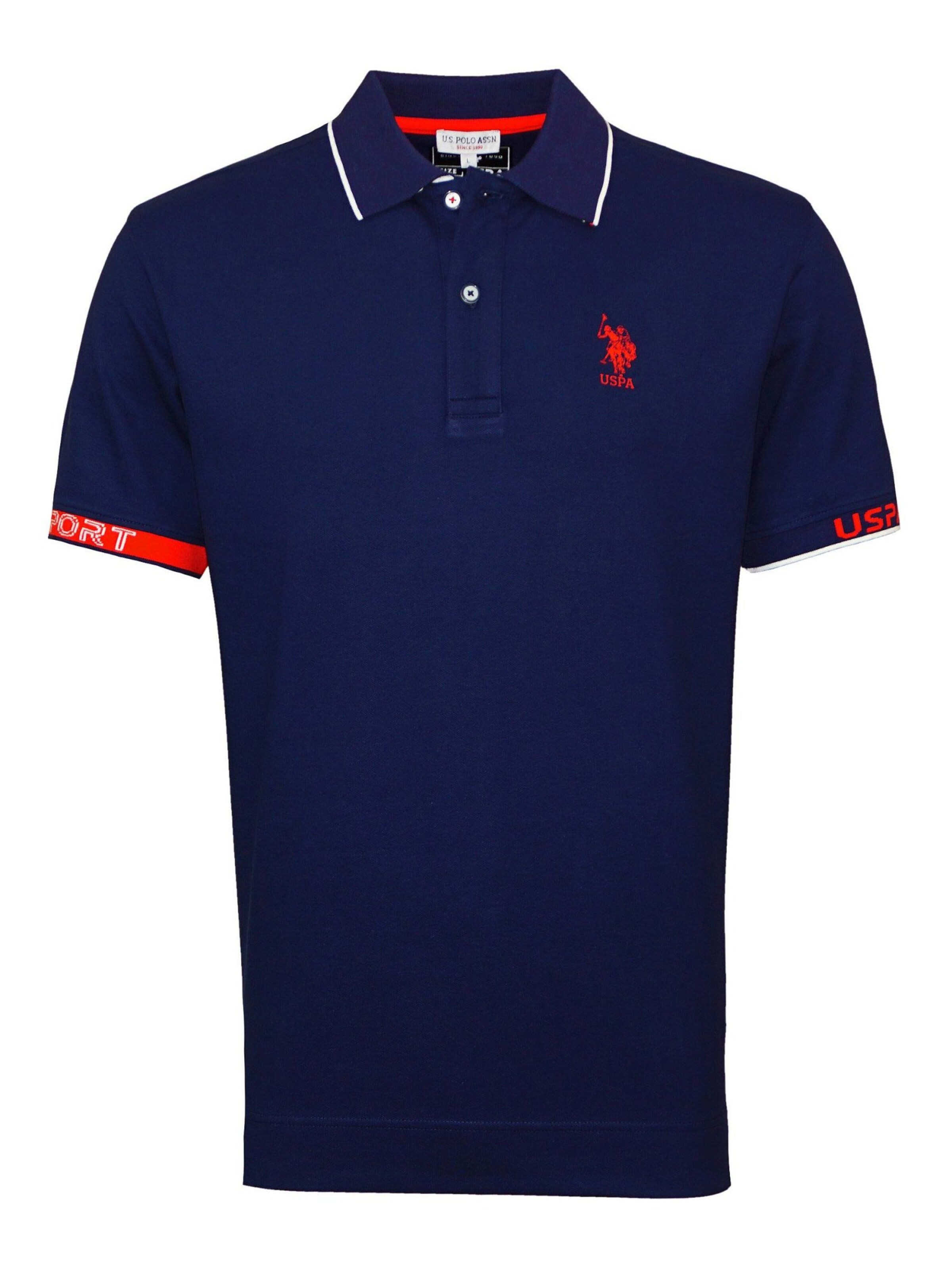 Maglietta 'Caad' di U.S. POLO ASSN. in blu: frontale