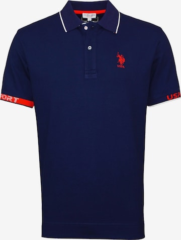 U.S. POLO ASSN. Poloshirt 'Caad' in Blau: predná strana