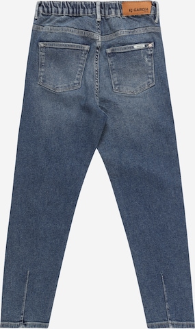 GARCIA Tapered Jeans i blå