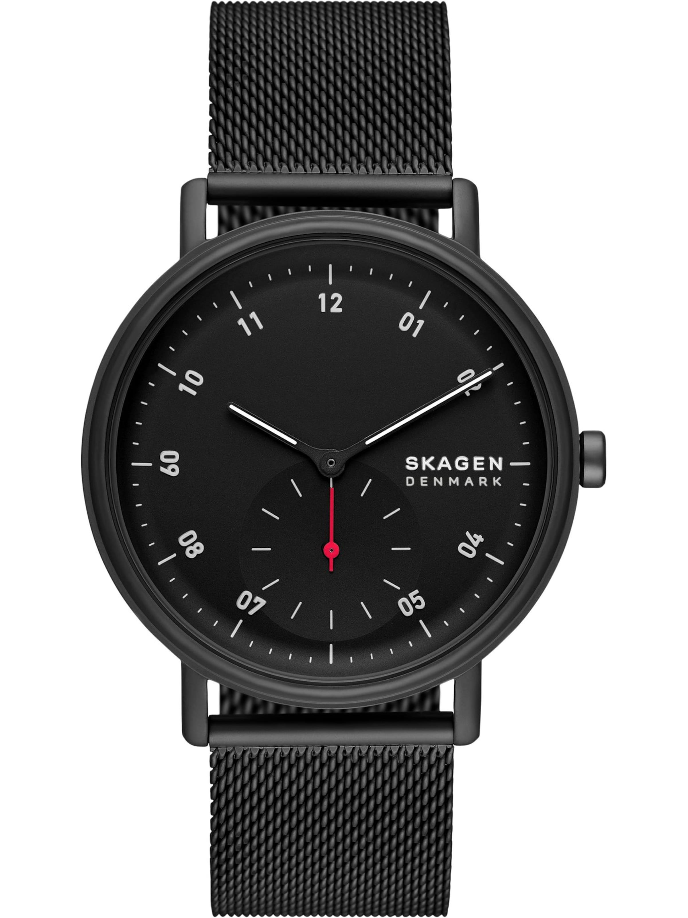 SKAGEN Uhr in Schwarz: Vorderseite
