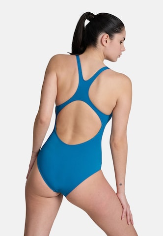 ARENA - Soutien Bustier Fato de banho 'TEAM PRO SOLID' em azul