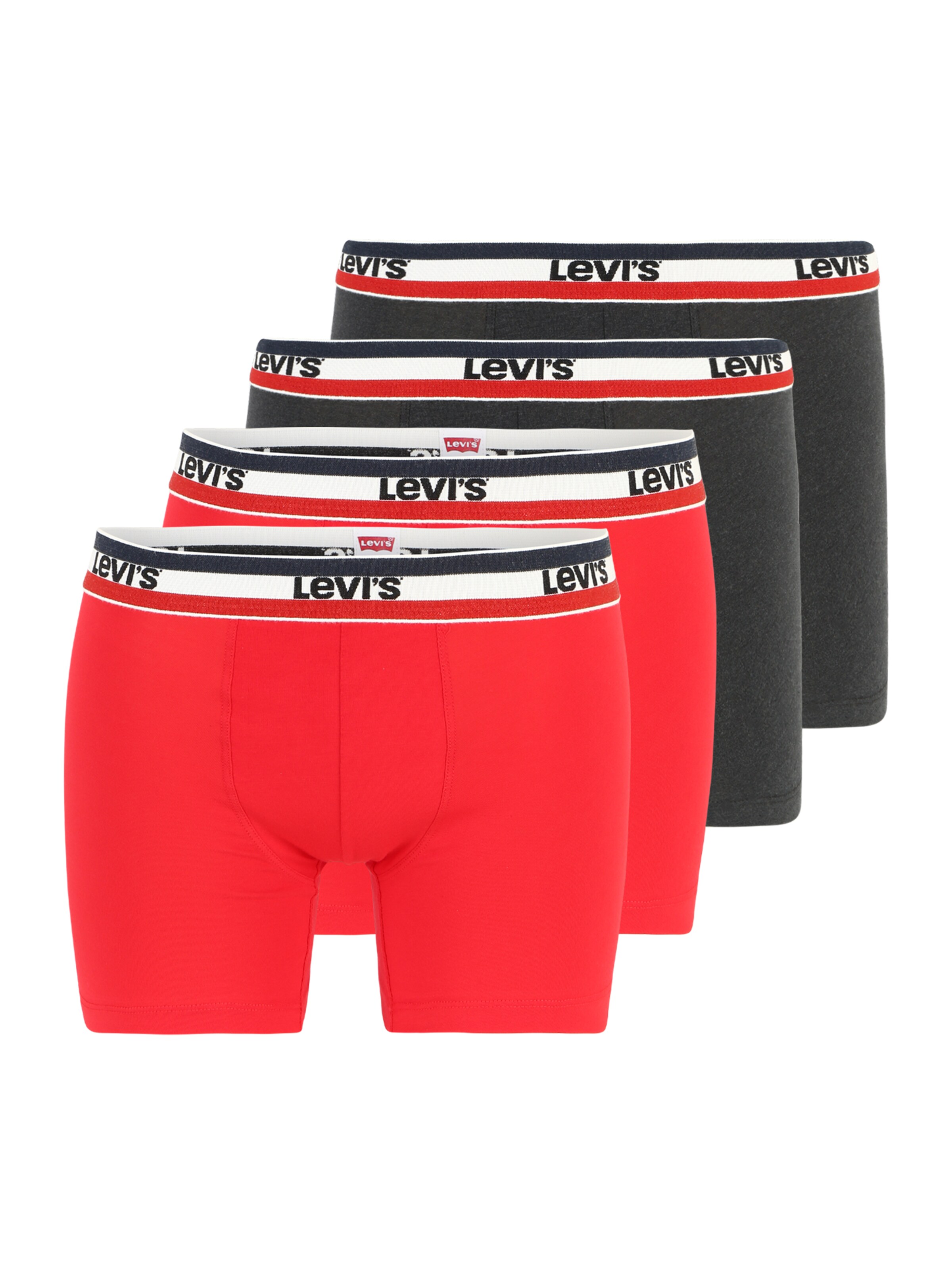 LEVI'S ® Boxer shorts in Anthracite / Red / White, Item view