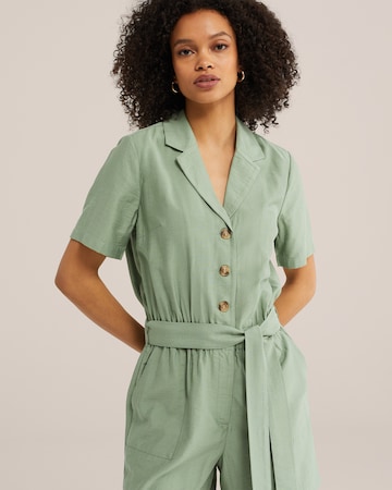 WE Fashion Kombinezon | zelena barva