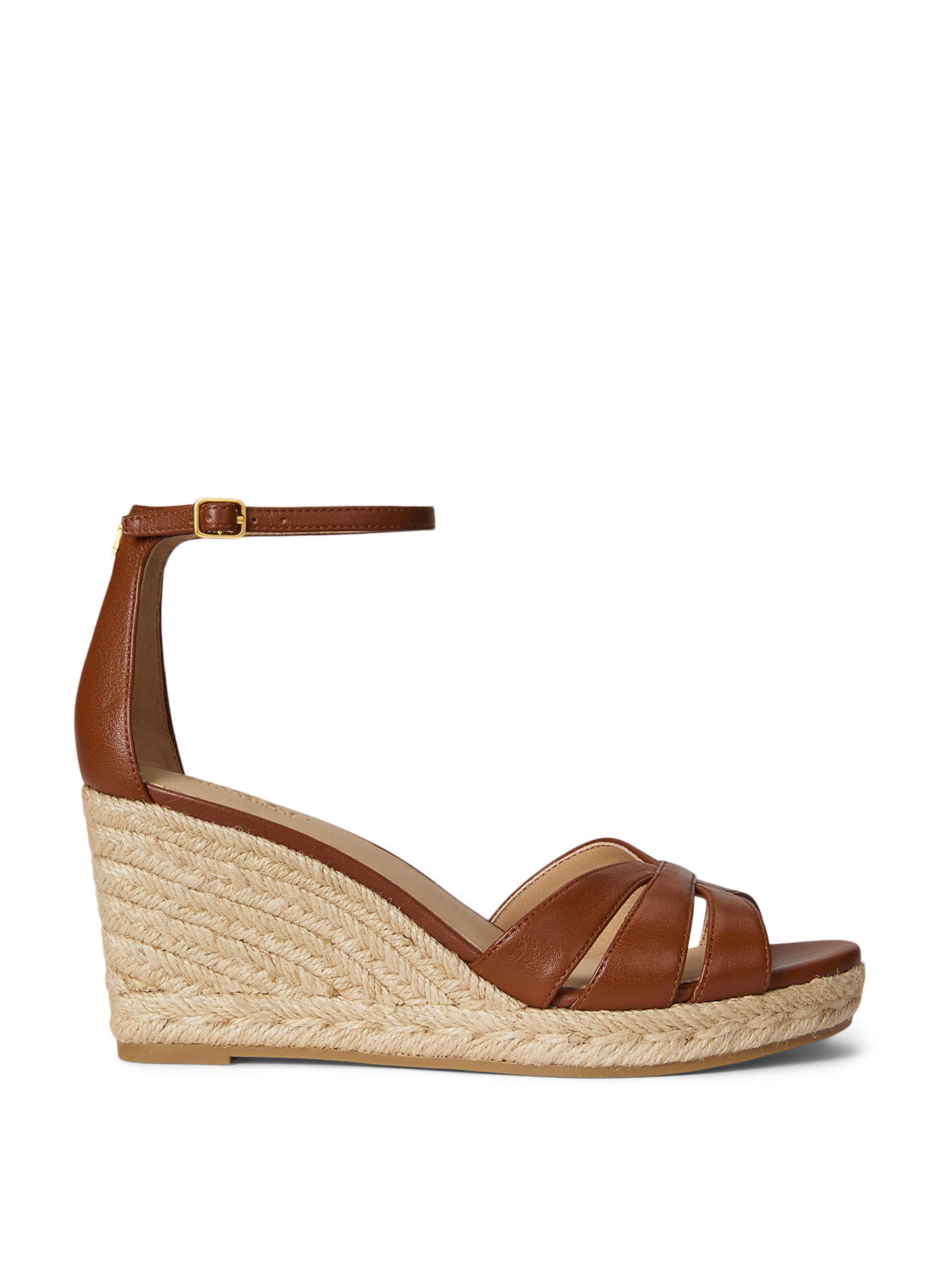 Lauren Ralph Lauren Sandaal 'NELLIE', värv pruun