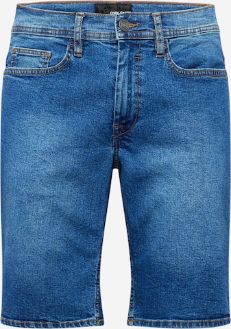 Regular Jeans de la BLEND pe albastru: față