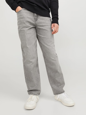 Jack & Jones Junior Baggy Jeans in Grey: front
