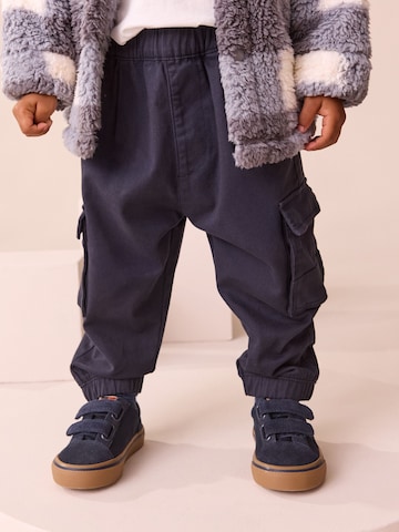 Regular Pantaloni de la Next pe albastru: față