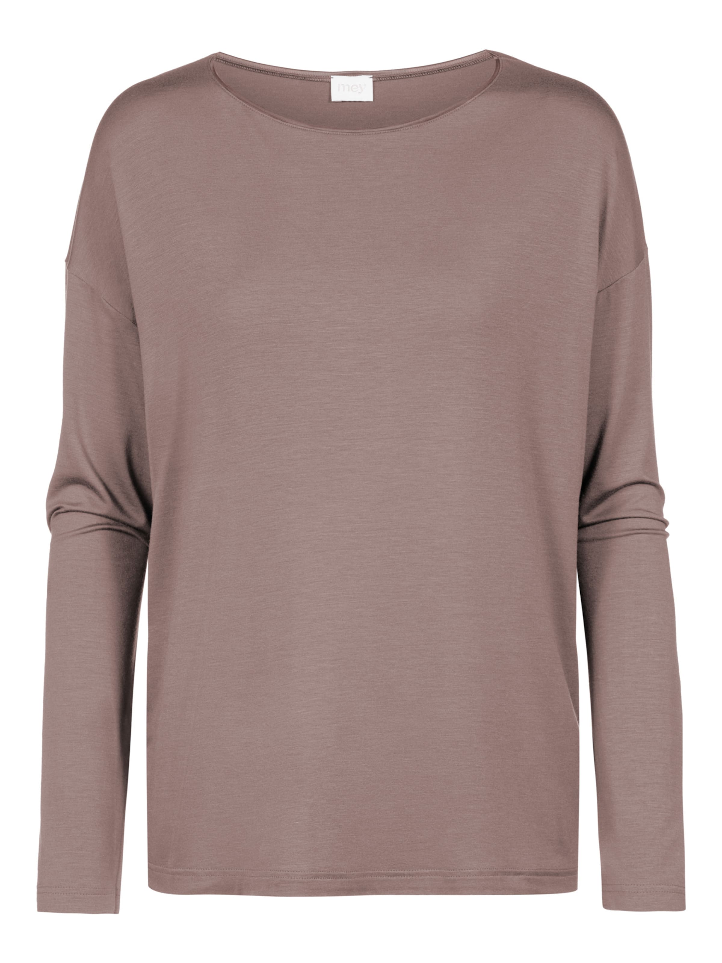 Mey Pajama shirt 'Pure Chic' in Brown: front