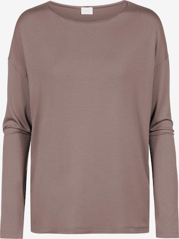 Chemise de nuit 'Pure Chic' Mey en marron : devant