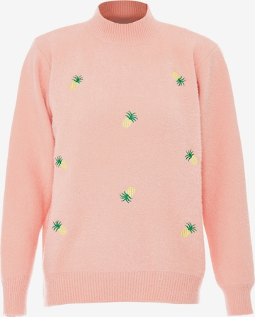 Pull-over Poomi en rose : devant