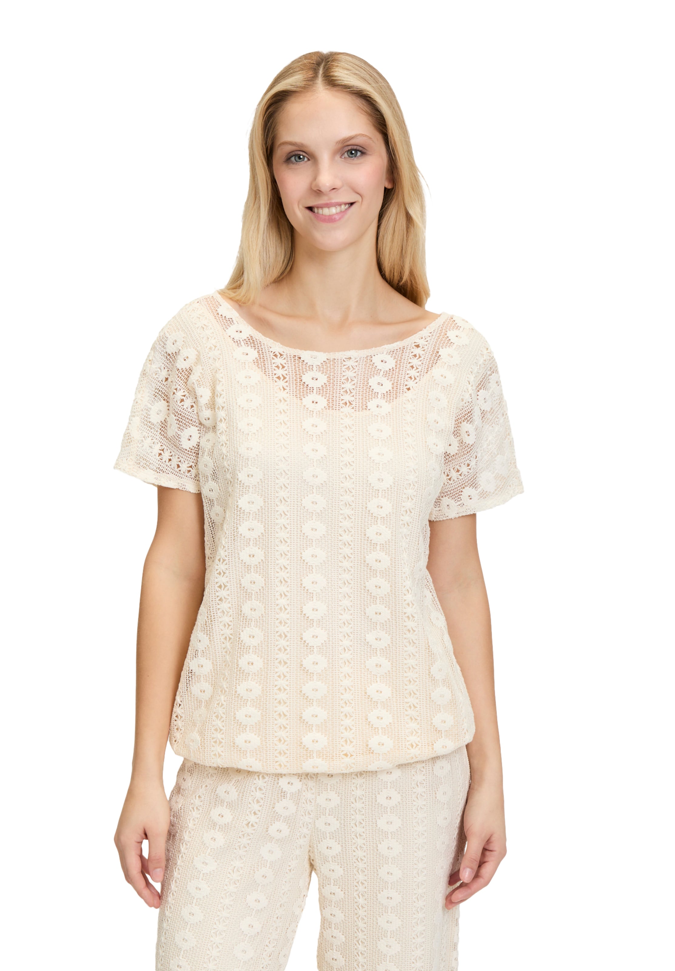 Cartoon Блузка в Бежевый: спереди