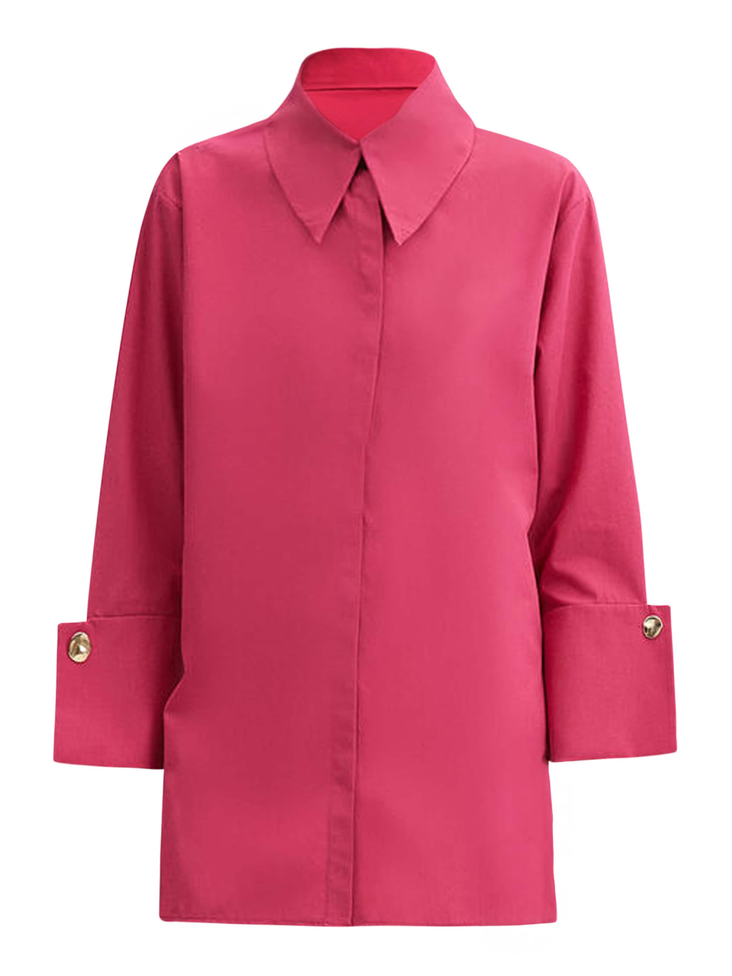 Touche Prive Blouse in Roze: voorkant