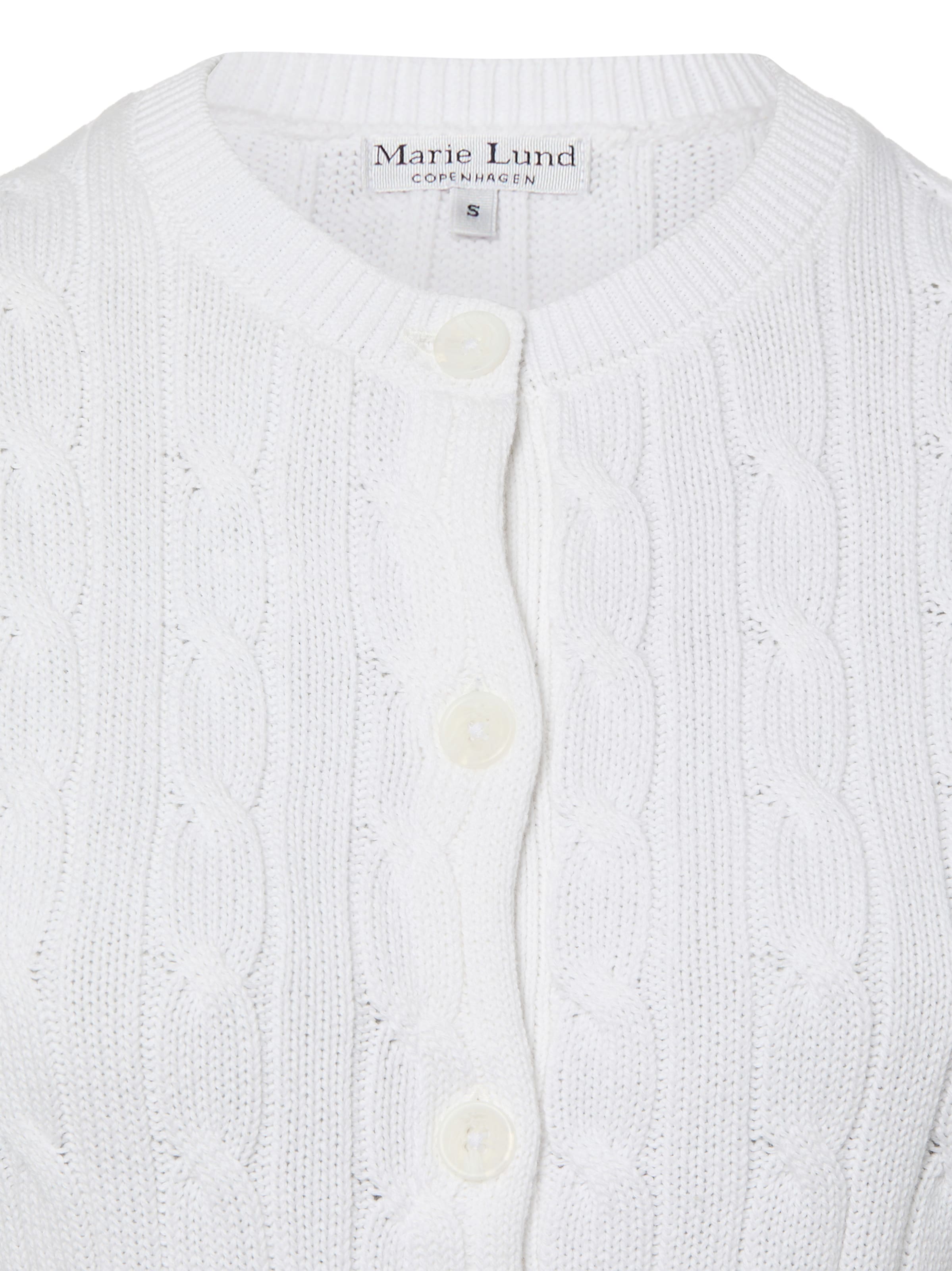 Cardigan Marie Lund en blanc