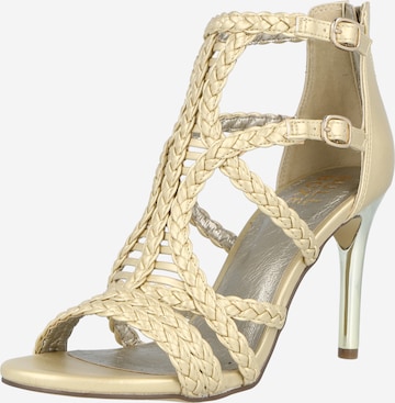 BULLBOXER Strap Sandals in Gold: front