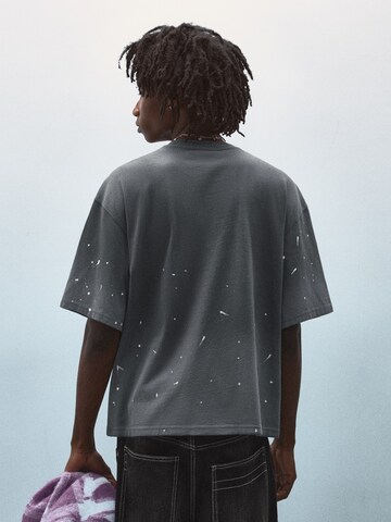 Bershka Shirt in Grey