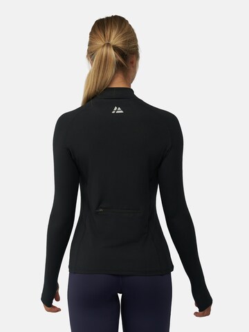 T-shirt fonctionnel 'Half Zip' DANISH ENDURANCE en noir