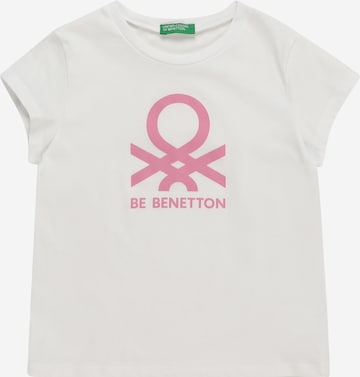 T-Shirt UNITED COLORS OF BENETTON en blanc : devant