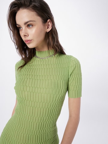 WEEKDAY Knitted dress 'Claire' in Green