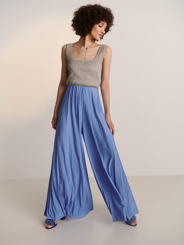 Wide leg Pantaloni 'Samantha' de la Guido Maria Kretschmer Women pe albastru