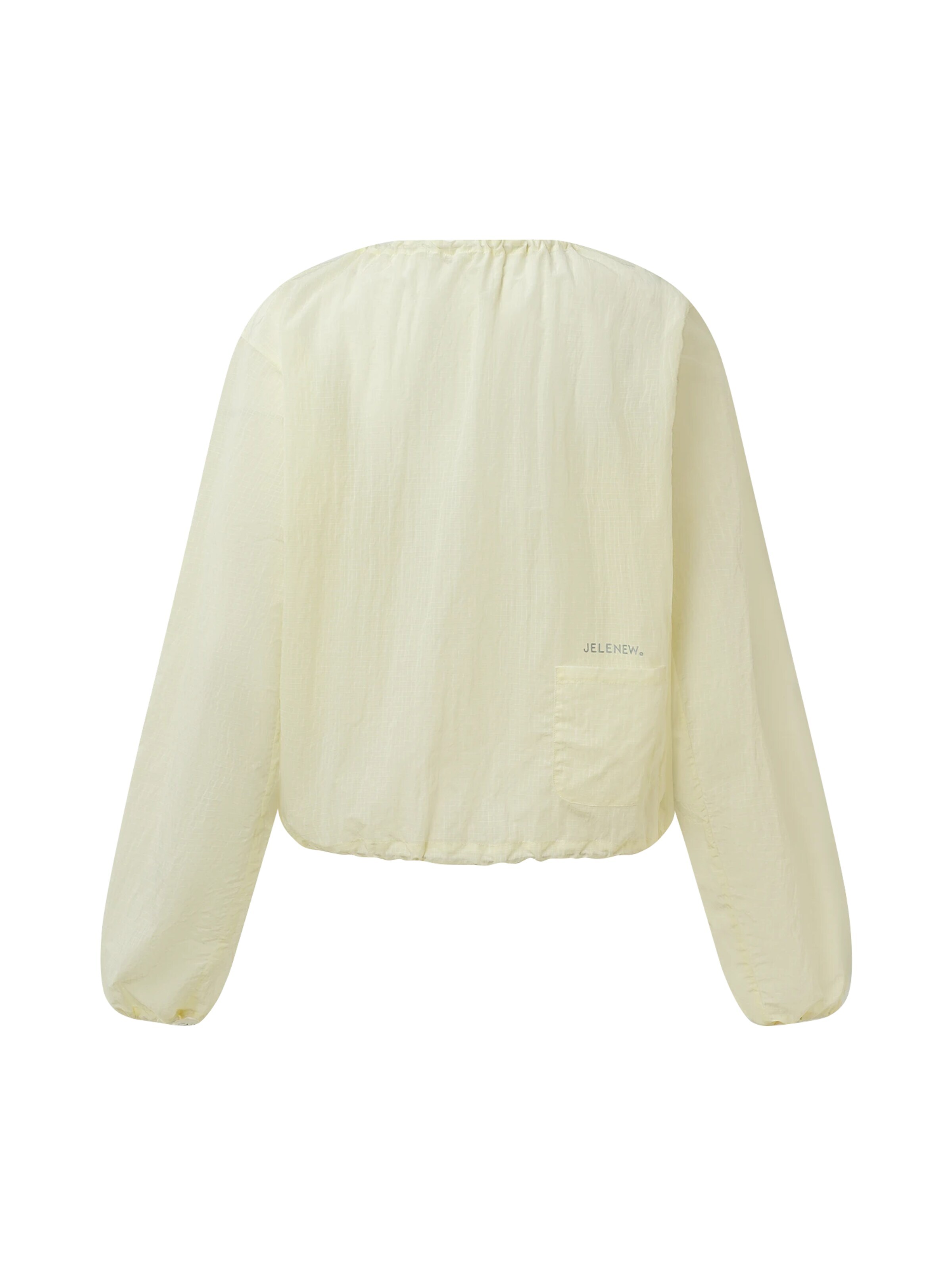 Maglietta 'Lake District Drawstring Pullover T-shirt' di Jelenew in bianco