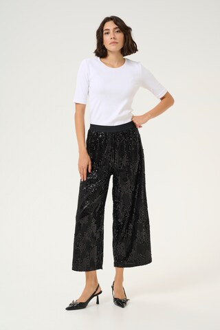 Kaffe Regular Hose 'Amalie' in Schwarz