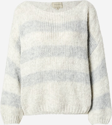 Herrlicher Tröja 'Leena' i grå: framsida