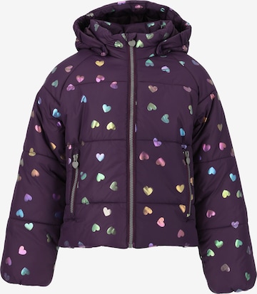ZigZag Winter Jacket 'Candys' in Purple: front