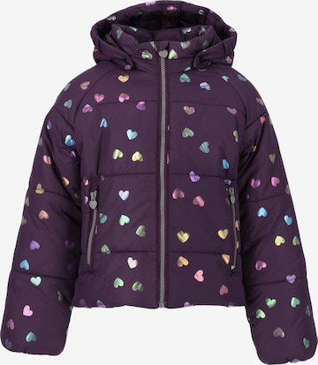 ZigZag Winter jacket 'Candys' in Purple: front
