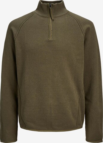 JACK & JONES Sweater in Green: front