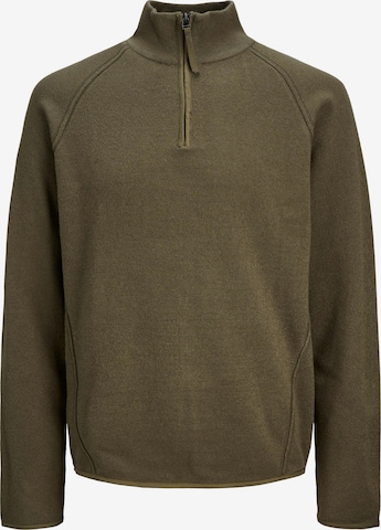 JACK & JONES Sweater in Green: front