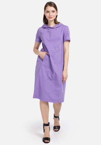 HELMIDGE Sheath Dress in Purple: front
