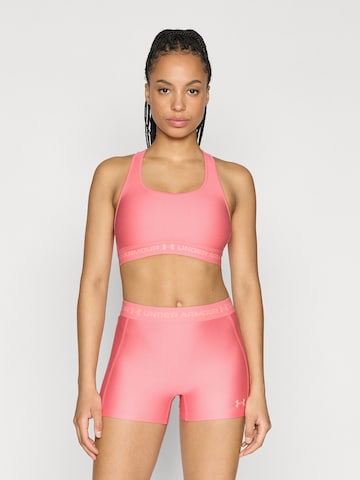 UNDER ARMOUR Korzet Športová podprsenka - Ružová: predná strana