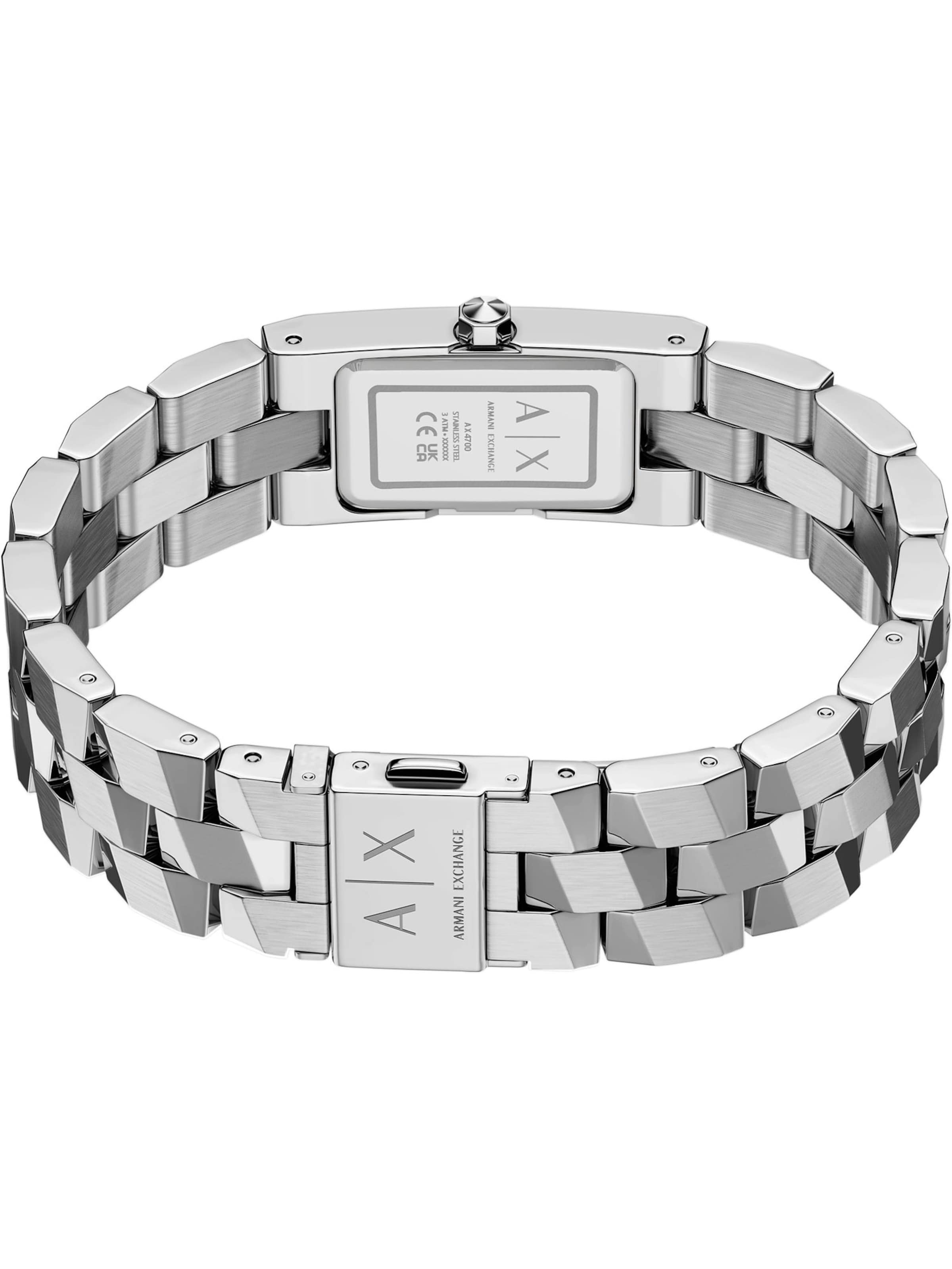 ARMANI EXCHANGE Analoguhr in Silber