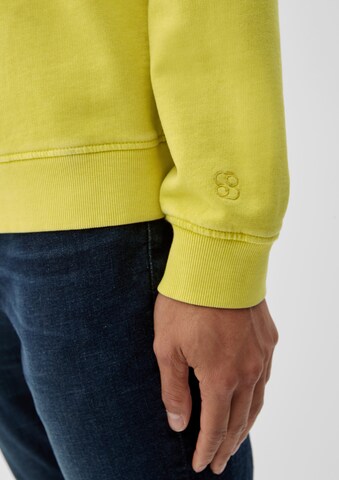 s.Oliver Sweatshirt in Yellow