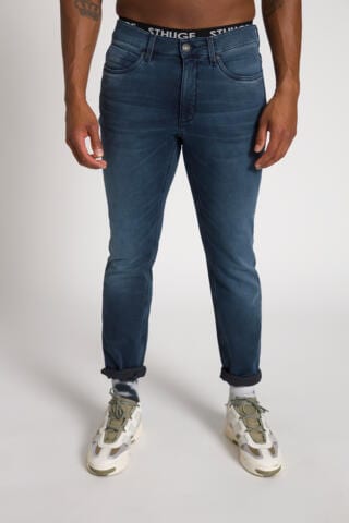 STHUGE Regular Jeans in Blauw: voorkant