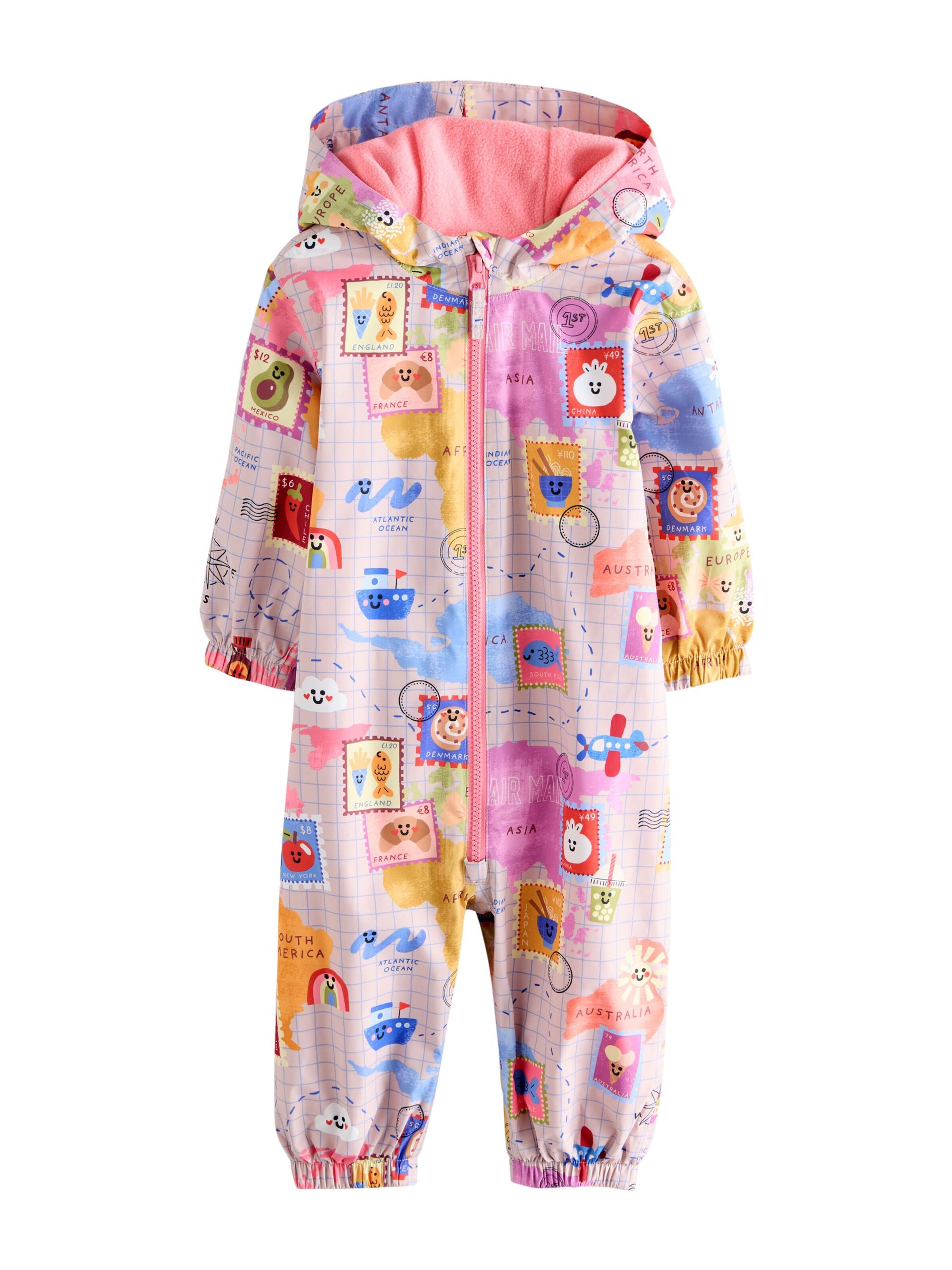 Next Funktionsanzug in Pink: Vorderseite