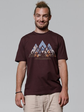 T-Shirt Watapparel en rouge : devant